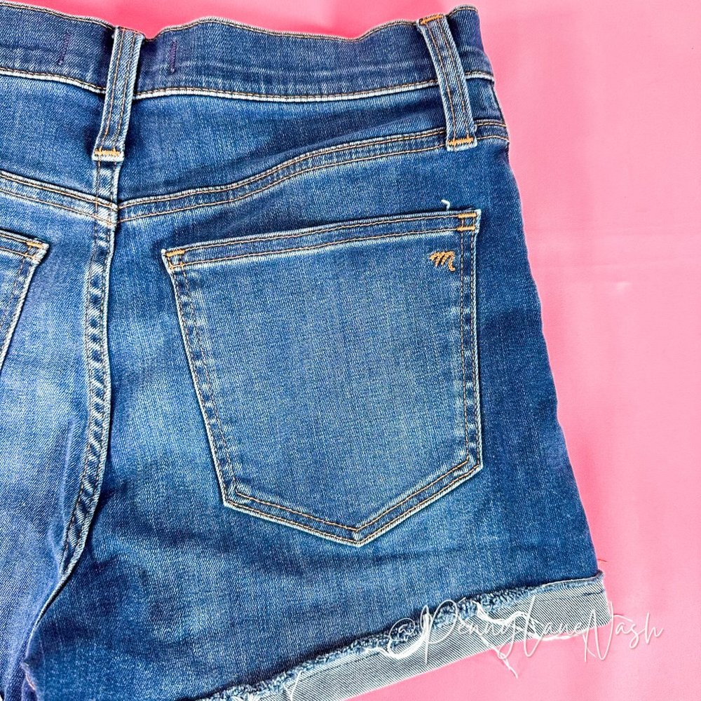 Madewell High Rise Cuffed Denim Cut Off Shorts - Picture 9 of 9